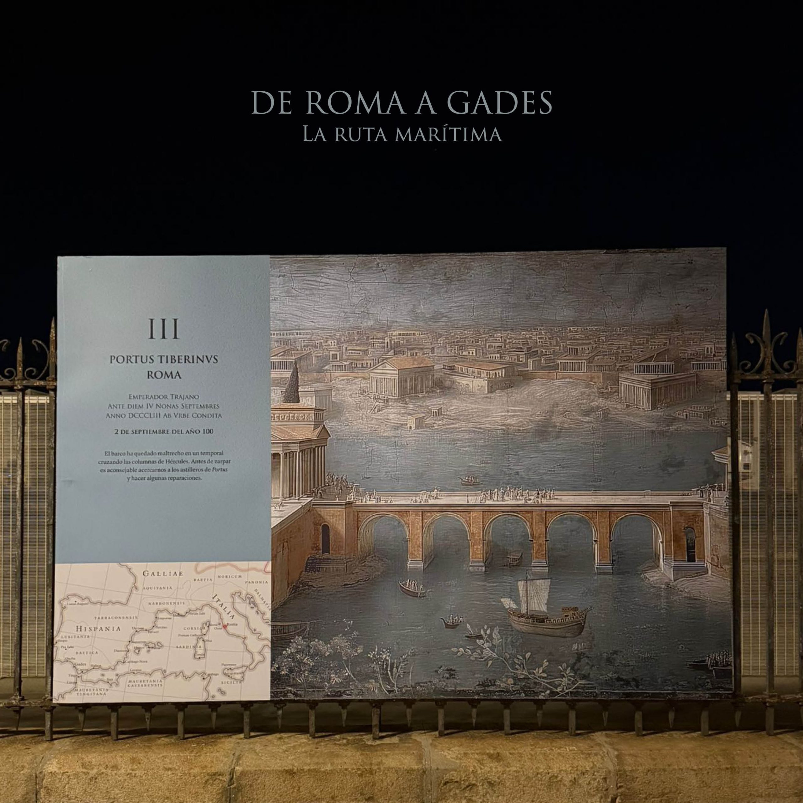 De Roma a Gades. La ruta marítima.